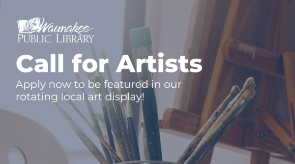 Call for Artists - Apply now to be featured in our rotating local art display!